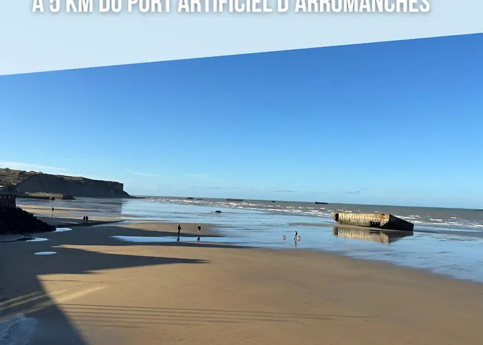 Feriehus Pti Nel, Charmante Maison 100 M D 'asnelles Au Coeur Des Plages Du Debarquement Proche Arromanches Et Bayeux , Jardin, Terrasse En Bois Amenagee, Parking, Commerces Et Restaurants A 10 Mn A Pied *